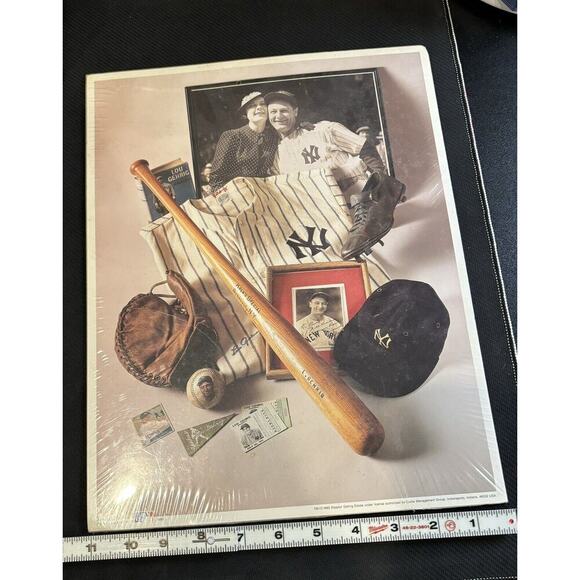 New York Yankees Lou Gehrig “The Iron Horse” Picture 11” X 14”. - Picture 3 of 4